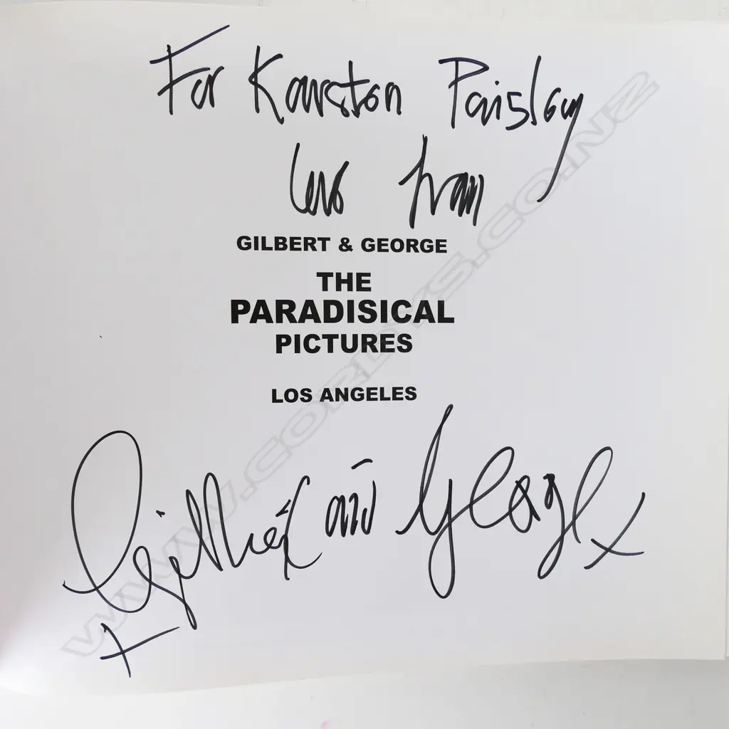 GILBERT AND GEORGE: THE PARADISICAL PICTURES Image 1++